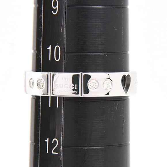 GUCCI White Gold Diamond Ring - Picture 6 of 10